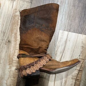 Corrall Hartley Indie Spirit Brown Leather Cowboy Boot